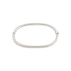 ALAIA bangle plaqué argent
