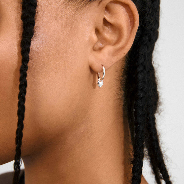 ALAIA boucles d’oreilles plaqué argent