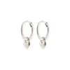 ALAIA boucles d’oreilles plaqué argent