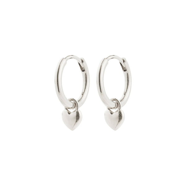 ALAIA boucles d’oreilles plaqué argent