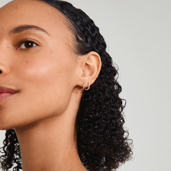 KLEOPRATRArecycled earrings gold- plated