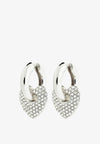 DUNE crystal earrings silver- plated