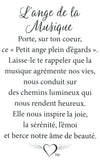 Épinglette Ange : De la Musique