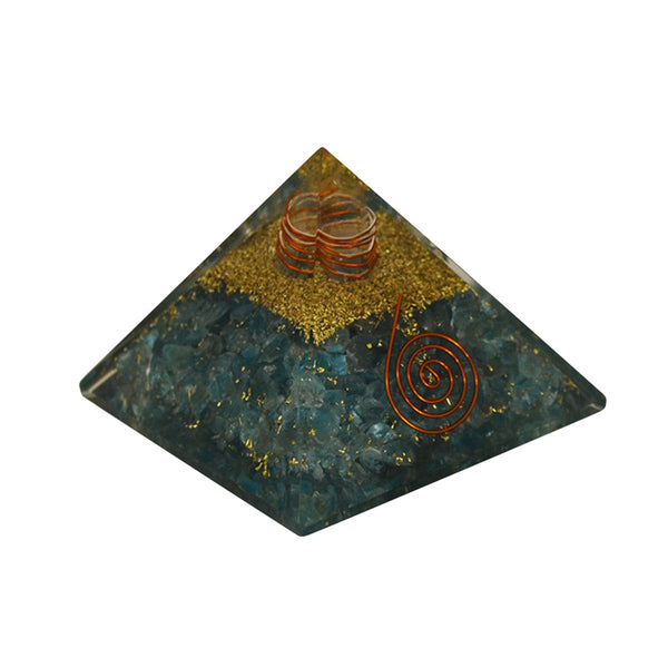 Pyramide Aquamarine Fleur de Vie