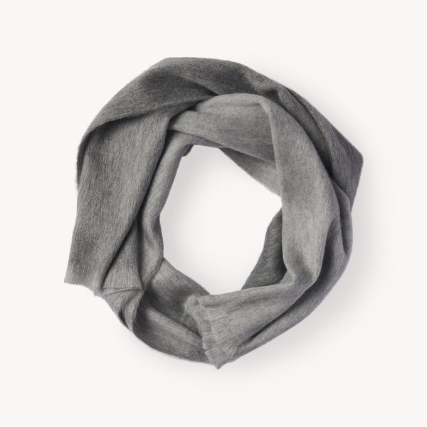 Écharpe en mélange d’alpaga – Dégradé gris – Pokoloko