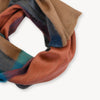Écharpe Aspen en mélange d’alpaga – Rayures multicolores – Pokoloko