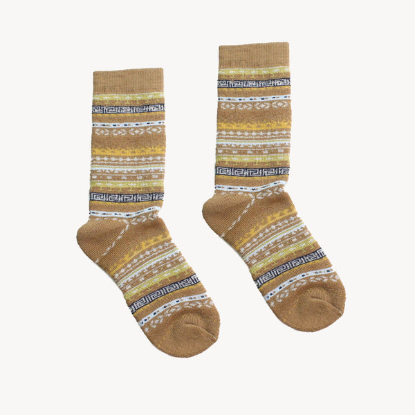 Chaussettes en Alpaga – Montantes – Multi Mocha