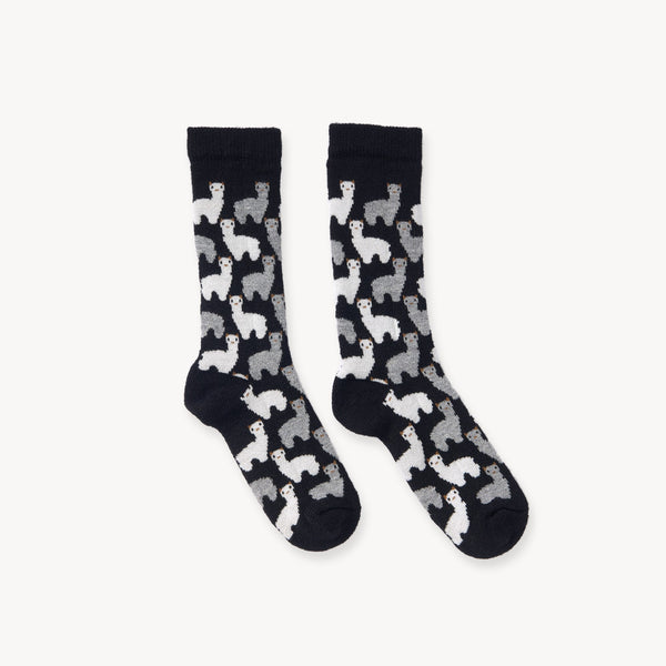 Chaussettes en Alpaga – Herd – Noir