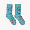 Chaussettes en Alpaga – Wild Rose – Bleu