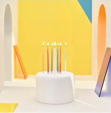 Bougies Anniversaires Multicouleurs
