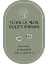Boucles d'oreilles : Tu Es La Plus Douce Maman