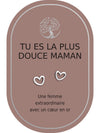 Boucles d'oreilles : Tu Es La Plus Douce Maman