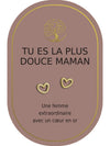 Boucles d'oreilles : Tu Es La Plus Douce Maman