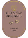 Boucles d'oreilles : Plus Qu'une Enseignante