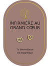 Boucles d'oreilles : Infirmière au Grand Coeur