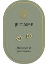 Boucles d'oreilles: Je T'aime