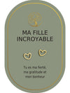 Boucles d'oreilles : Ma Fille Incroyable