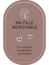 Boucles d'oreilles : Ma Fille Incroyable