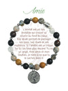 Bracelet Earth Angel Argent Foncée : Amie