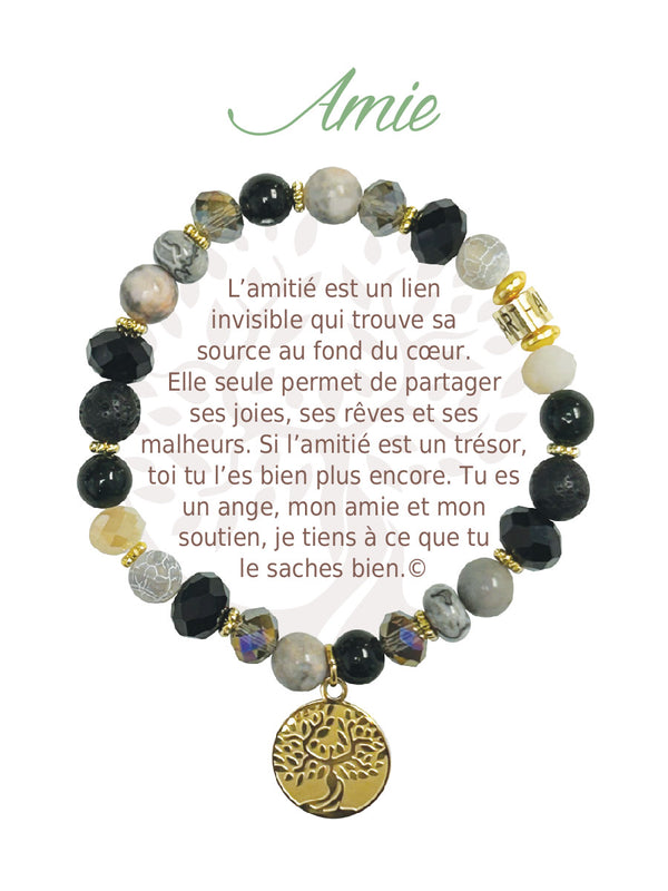 Bracelet Earth Angel Or Foncée : Amie
