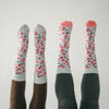 Chaussettes à motifs de cerises en coton Pima – 2 paires – Pokoloko