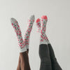 Chaussettes à motifs de cerises en coton Pima – 2 paires – Pokoloko