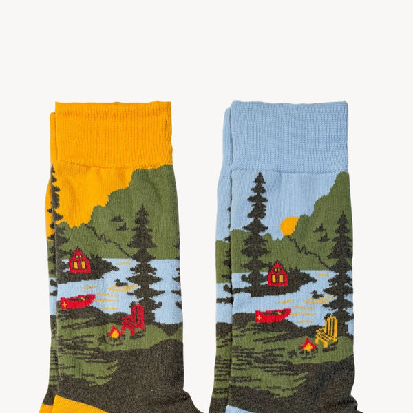 Chaussettes Cabin en coton Pima – Ensemble de 2 paires – Pokoloko