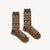 Chaussettes en Alpaga – Motif – Caramel