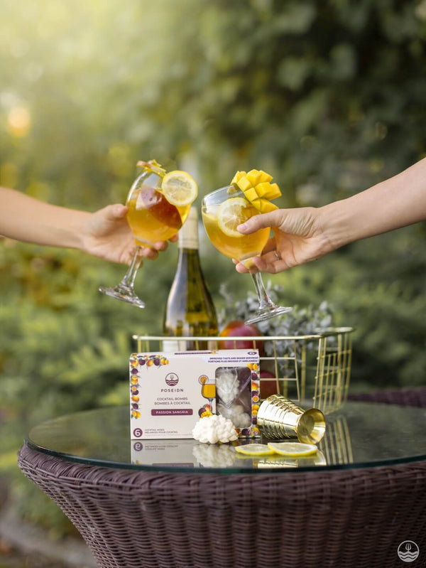 Bombes à Cocktail Sangria Passion et Mangue Poseidn