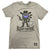 Tee-shirt Gris Charbon avec dessin à l'avant