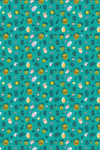 Serviette Vaisselle Turquoise Dos