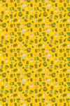 Serviette Vaisselle Jaune Dos
