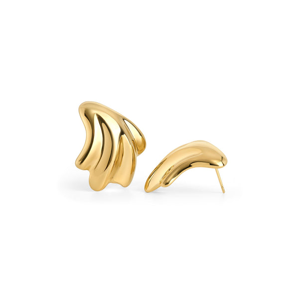 Boucles d'oreilles Windy or