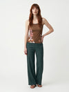 Camisole Morganne chocolat floral