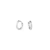 Boucle d'oreille anneau en argent