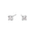 Boucles d'oreille 4mm cz Stud