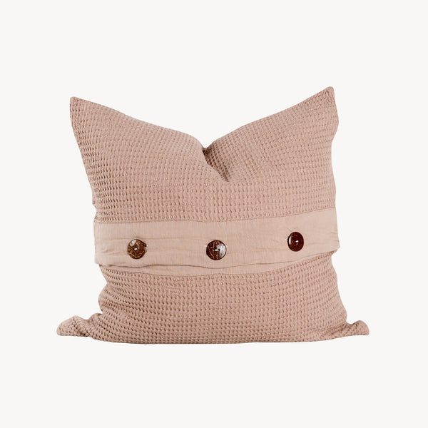 Coussin Wave en coton et bambou – Grain – Pokoloko