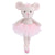 Antonia grise – Souris ballerine en peluche de Bukowski Bears