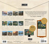Calendrier mural LANG Beyond the Woods 2027 : présentation des illustrations et du dos du calendrier.