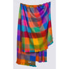 Plaid Double – Jeté à Franges – Carreaux Multicolores