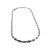 La Maison du Bleuet Intégrité silver-tone stainless steel Figaro chain necklace with a 4mm link width