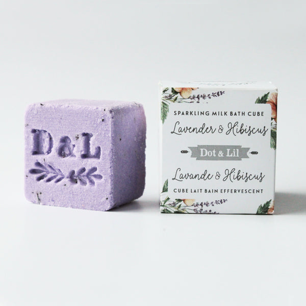 Bath milk cube - Lavender hibiscus 100G