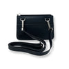 Sac à bandoulière Brigitte en cuir noir – autre vue