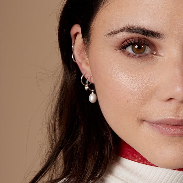 EILA perle boucles d'oreille