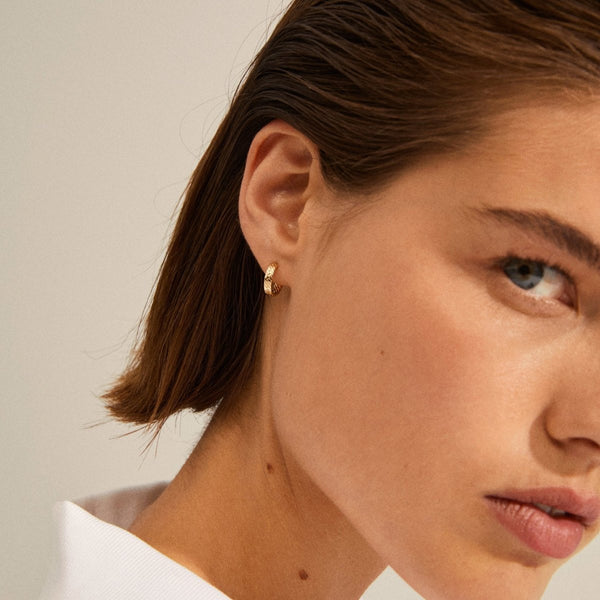JOANNA snake chaîne anneaux boucles d'oreille