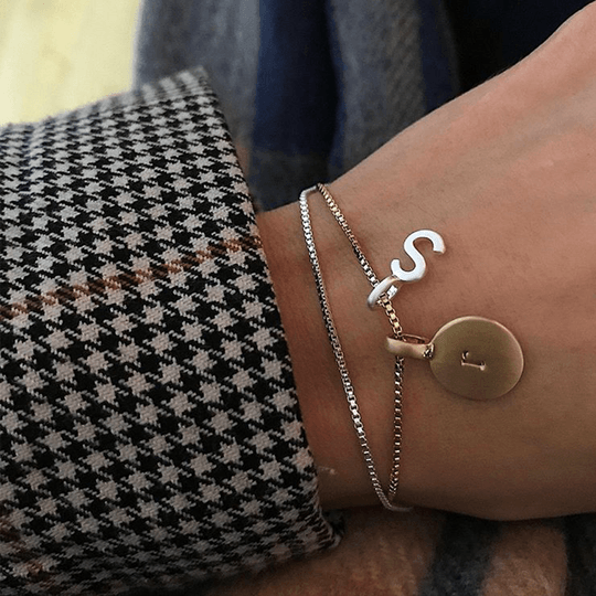 VERA recycled bracelet gold- plated