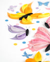 Carte de vœux papillon cœur en quilling