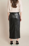FAUX LEATHER SKIRT
