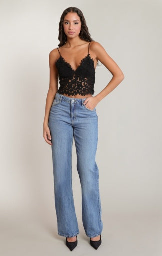 EMBROIDERED CAMI TOP