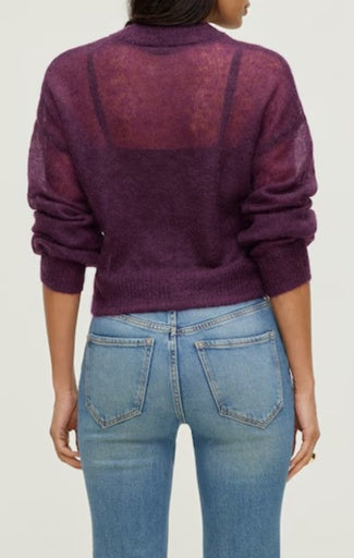 SHEER SWEATER TOP